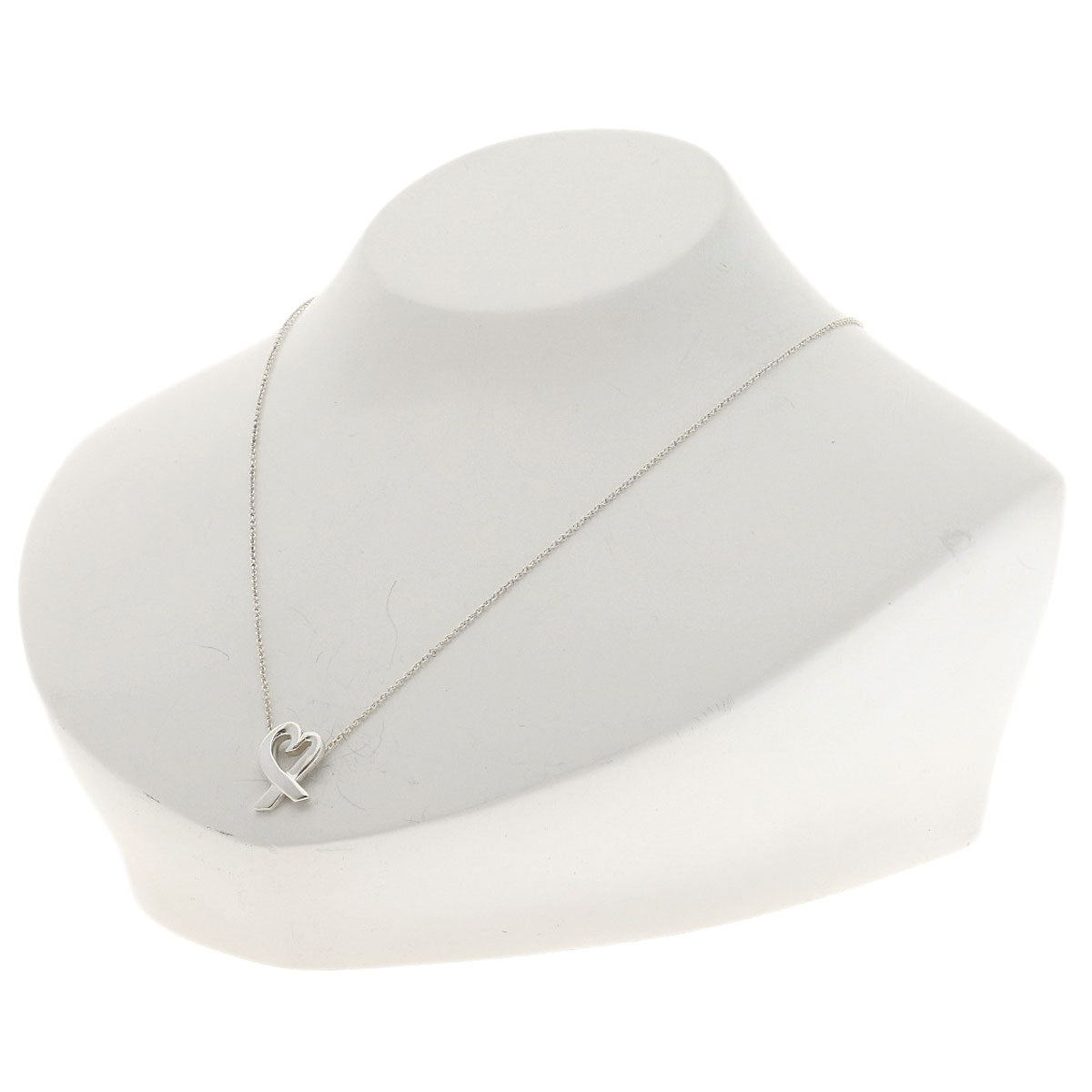 TIFFANY&Co. Loving heart Necklace Silver Ladies [Used]