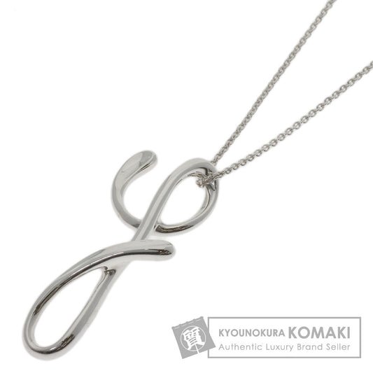 TIFFANY&Co. Initial Y Necklace Silver Ladies [Used]