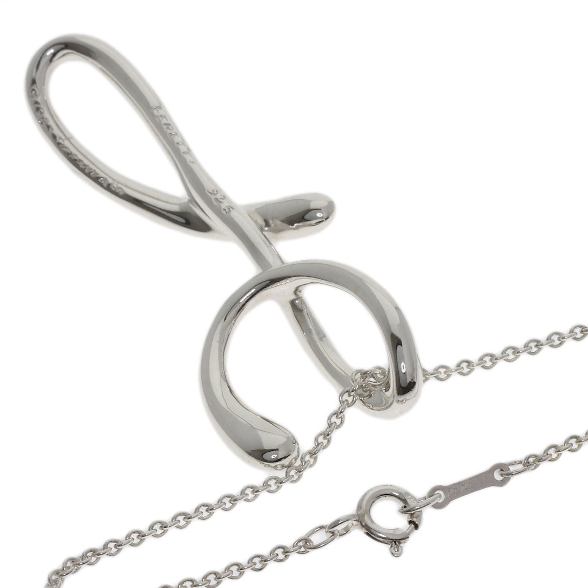 TIFFANY&Co. Initial Y Necklace Silver Ladies [Used]