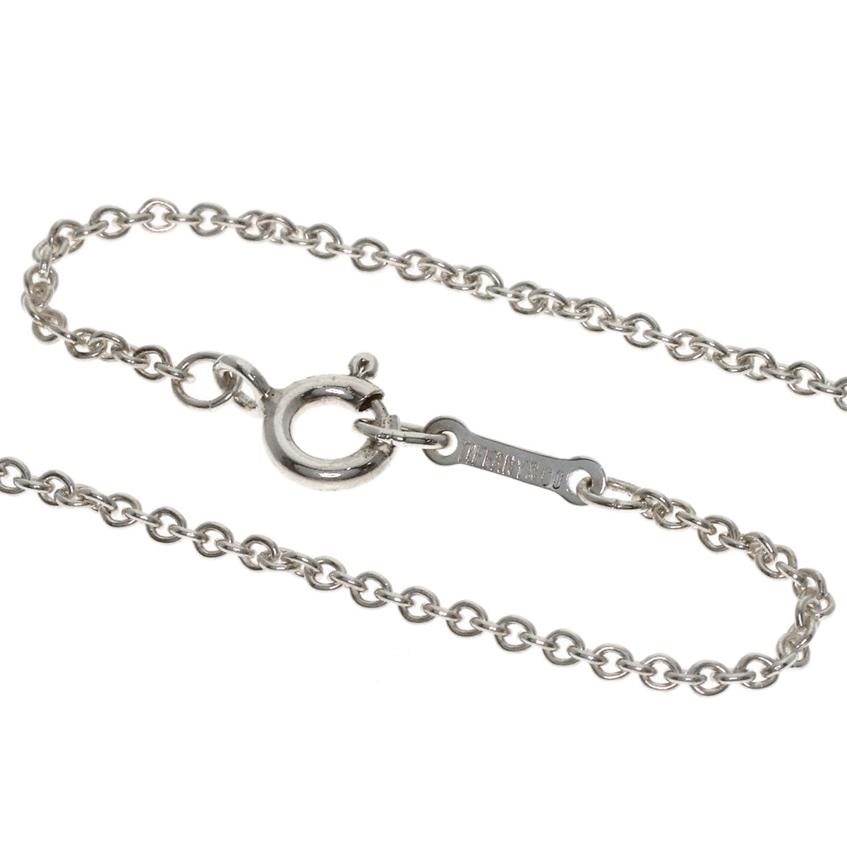 TIFFANY&Co. Initial Y Necklace Silver Ladies [Used]