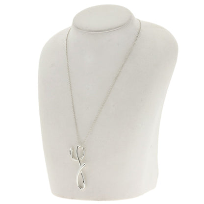 TIFFANY&Co. Initial Y Necklace Silver Ladies [Used]