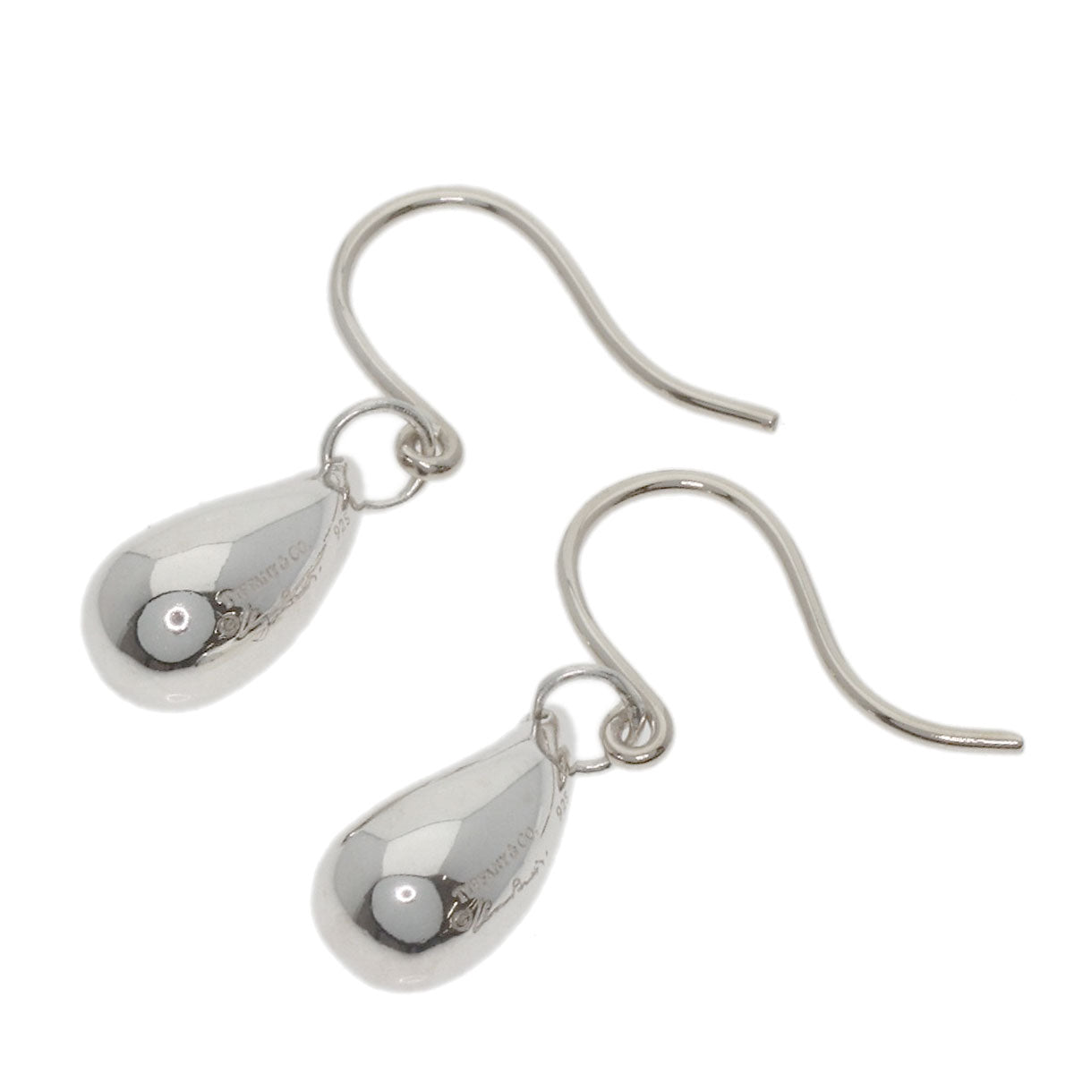 TIFFANY&Co. teardrop earring Silver Ladies [Used]