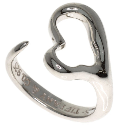 TIFFANY&Co. Open heart Ring Silver Ladies [Used]