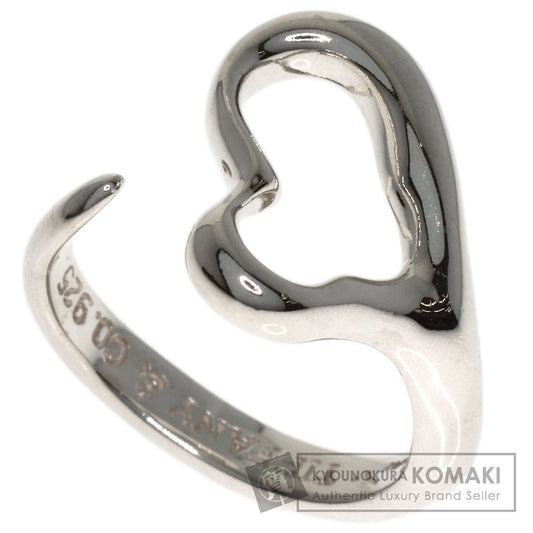 TIFFANY&Co. Open heart Ring Silver Ladies [Used]