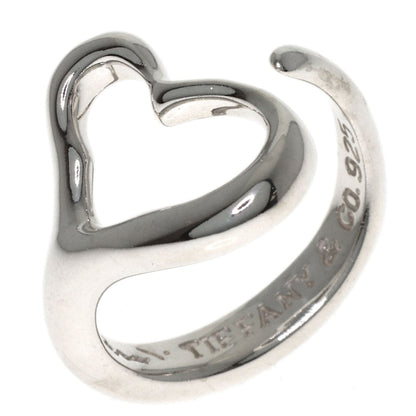 TIFFANY&Co. Open heart Ring Silver Ladies [Used]