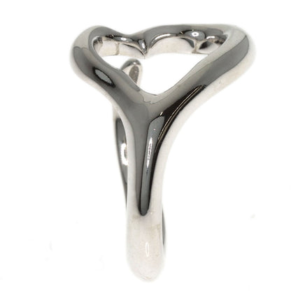 TIFFANY&Co. Open heart Ring Silver Ladies [Used]