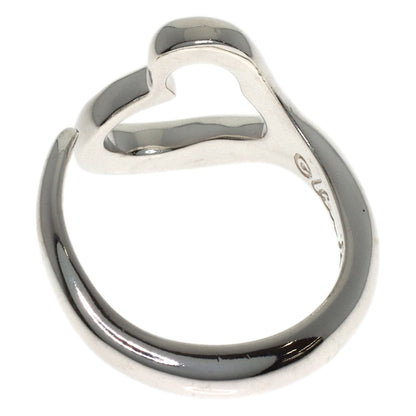 TIFFANY&Co. Open heart Ring Silver Ladies [Used]