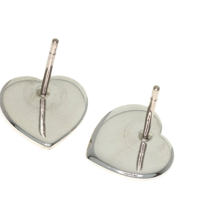 TIFFANY&Co. Return to Mini Love Heart Enamel earring Silver Ladies [Used]