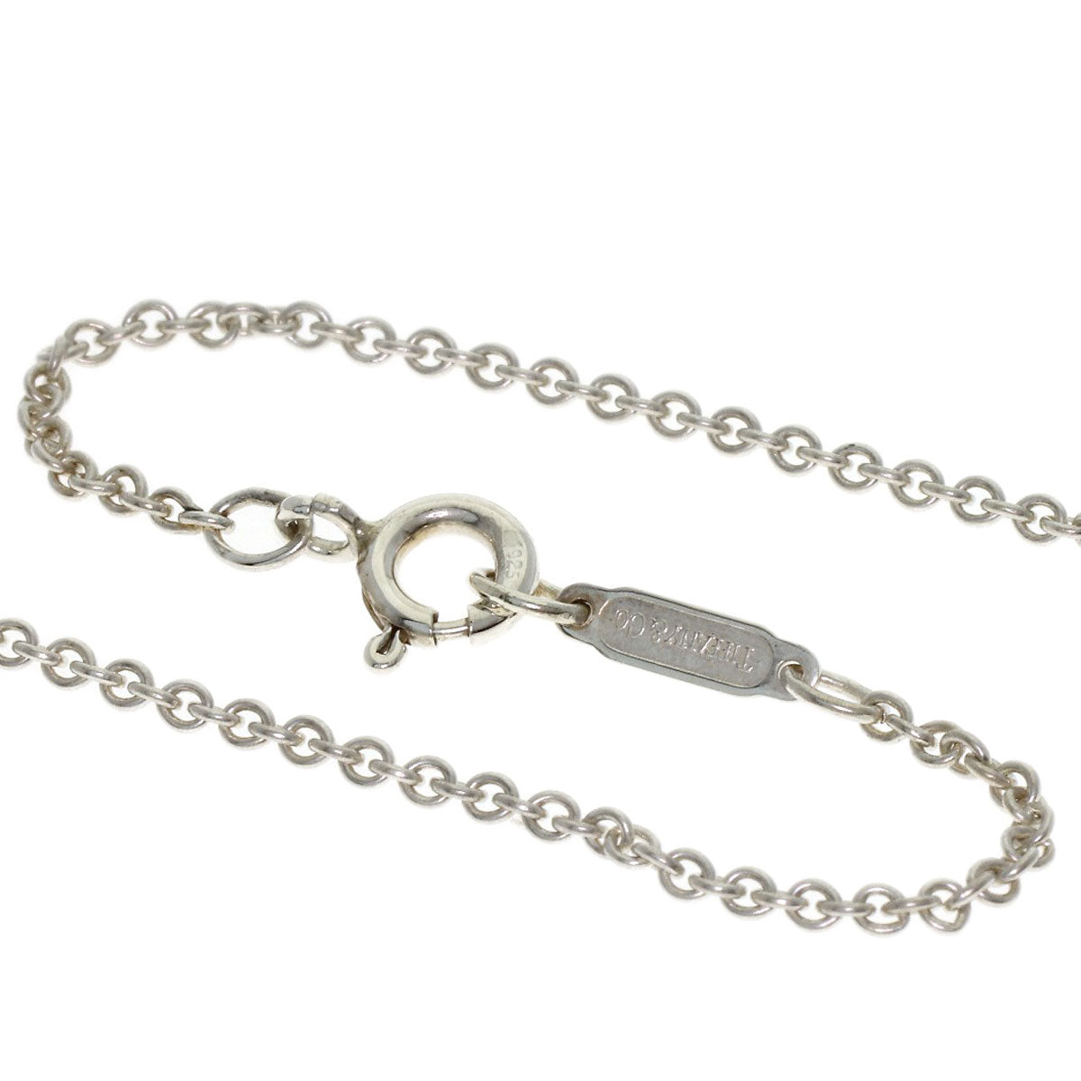 TIFFANY&Co. Signature cross Necklace Silver 18K Yellow GoldLadies [Used]