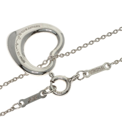 TIFFANY&Co. Open heart Necklace Silver Ladies [Used]