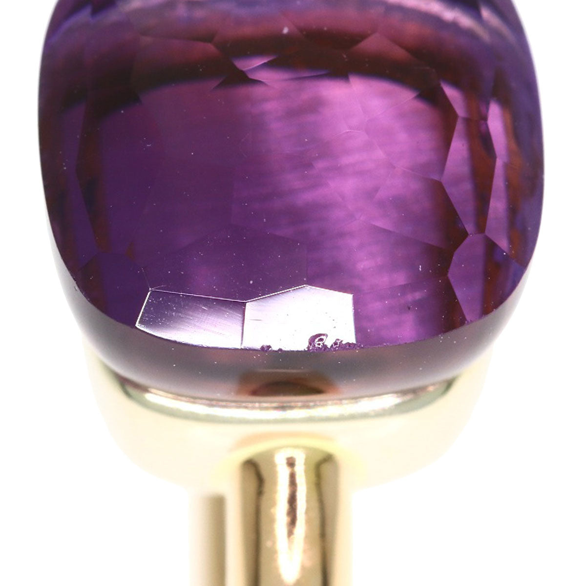 Pomellato Noodle Classic Amethyst Ring K18 Pink Gold K18 White GoldLadies [Used]