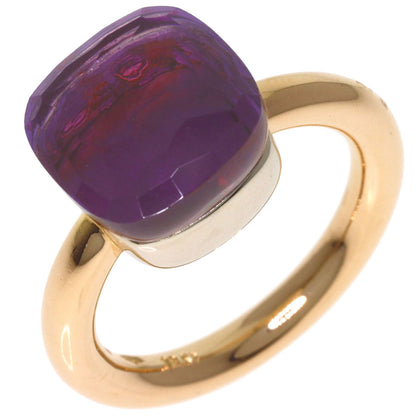 Pomellato Noodle Classic Amethyst Ring K18 Pink Gold K18 White GoldLadies [Used]