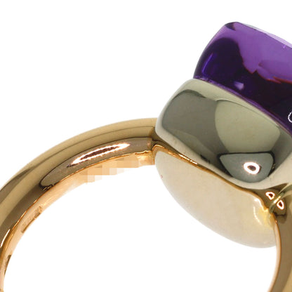 Pomellato Noodle Classic Amethyst Ring K18 Pink Gold K18 White GoldLadies [Used]