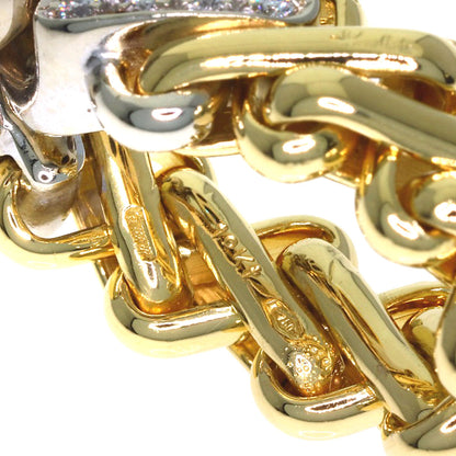 Pomellato Chain Ring Diamond Ring K18 Yellow Gold K18 White GoldLadies [Used]