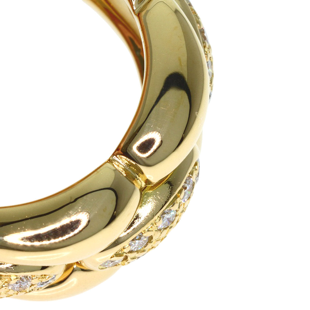CARTIER Astre Diamond Ring #54 Ring K18 Yellow Gold Ladies [Used]