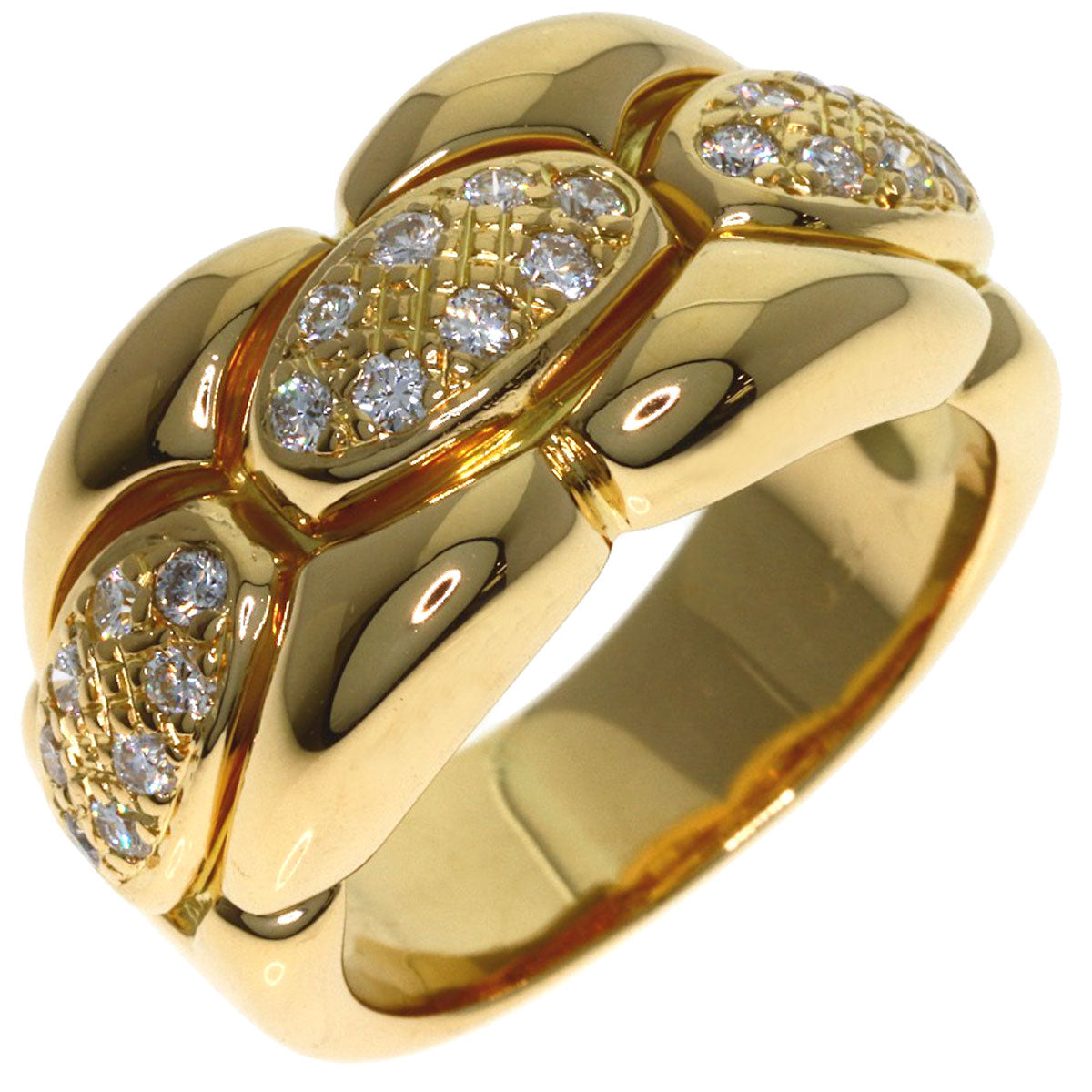 CARTIER Astre Diamond Ring #54 Ring K18 Yellow Gold Ladies [Used]