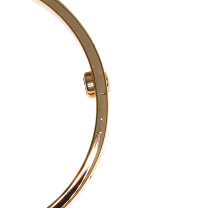 CARTIER LOVE Bracelets Classic Half Diamond Driver Included Bracelet K18 Pink Gold Ladies [Used]