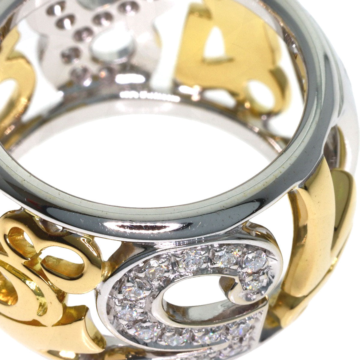 FRANCK MULLER Talisman Diamond Ring K18 White Gold 18K Yellow GoldLadies [Used]