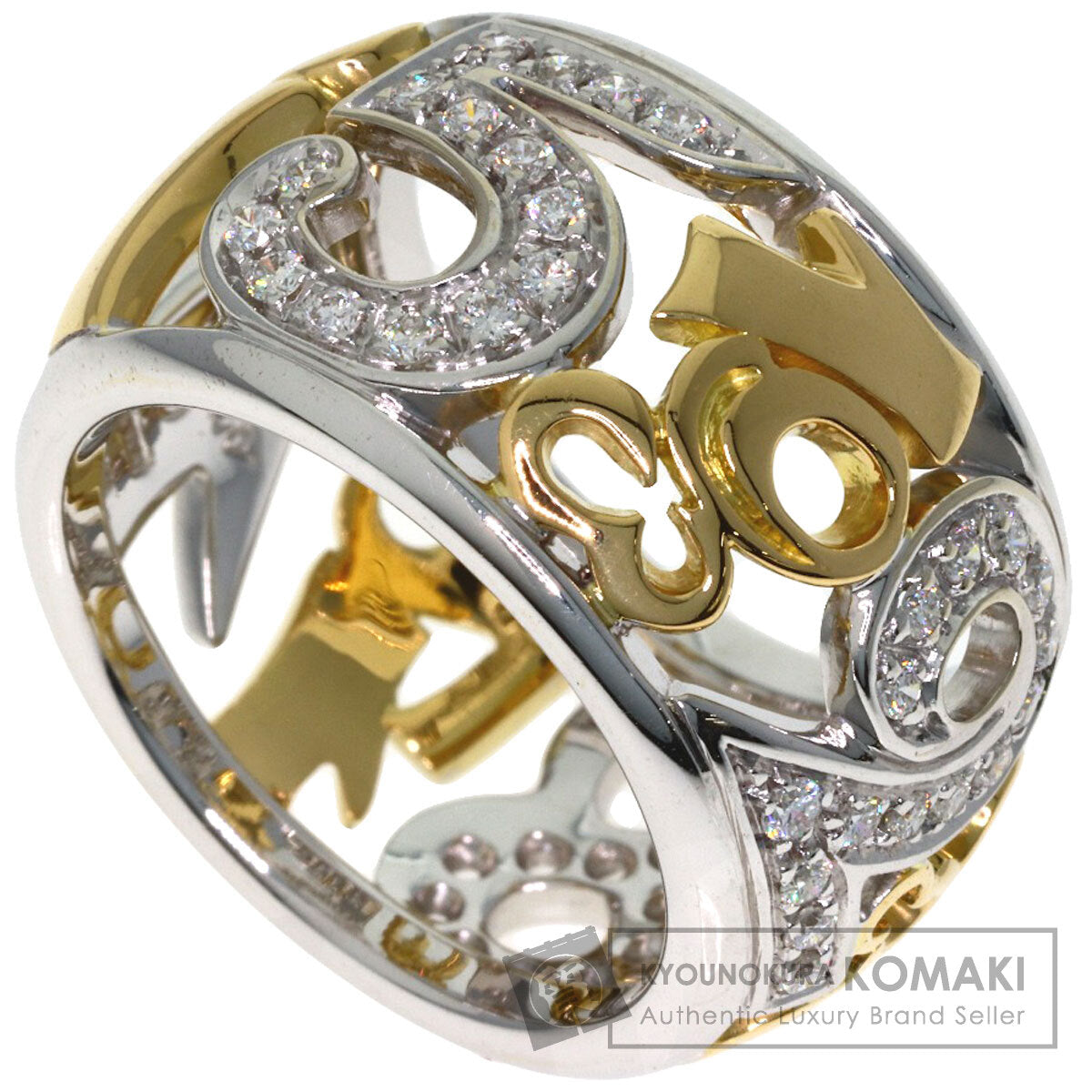 FRANCK MULLER Talisman Diamond Ring K18 White Gold 18K Yellow GoldLadies [Used]