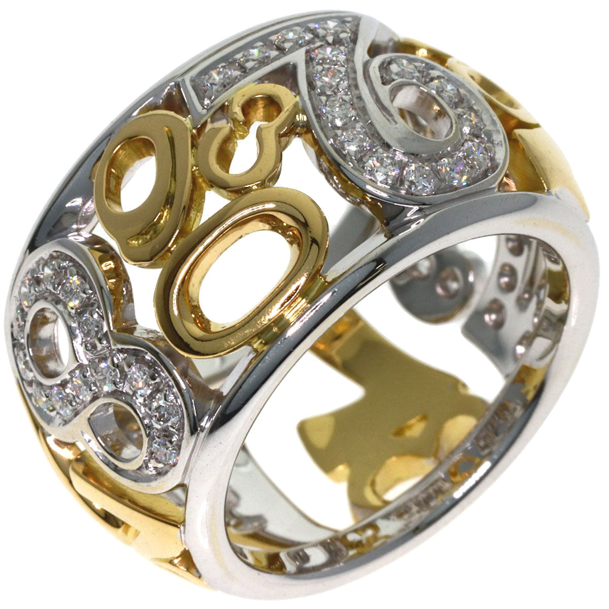FRANCK MULLER Talisman Diamond Ring K18 White Gold 18K Yellow GoldLadies [Used]