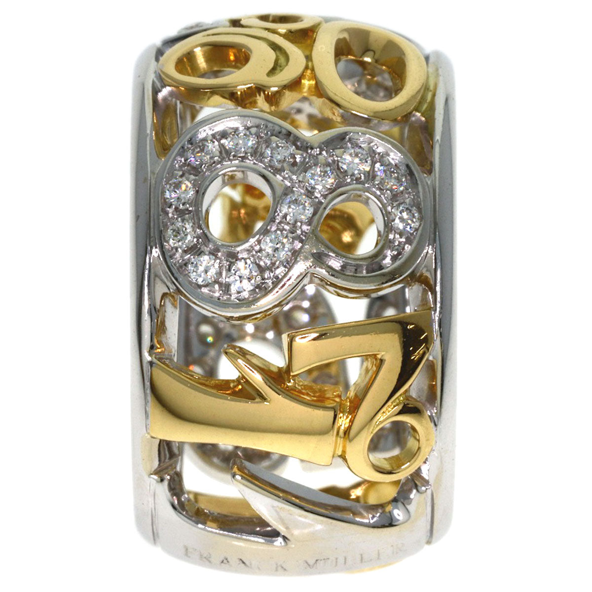 FRANCK MULLER Talisman Diamond Ring K18 White Gold 18K Yellow GoldLadies [Used]