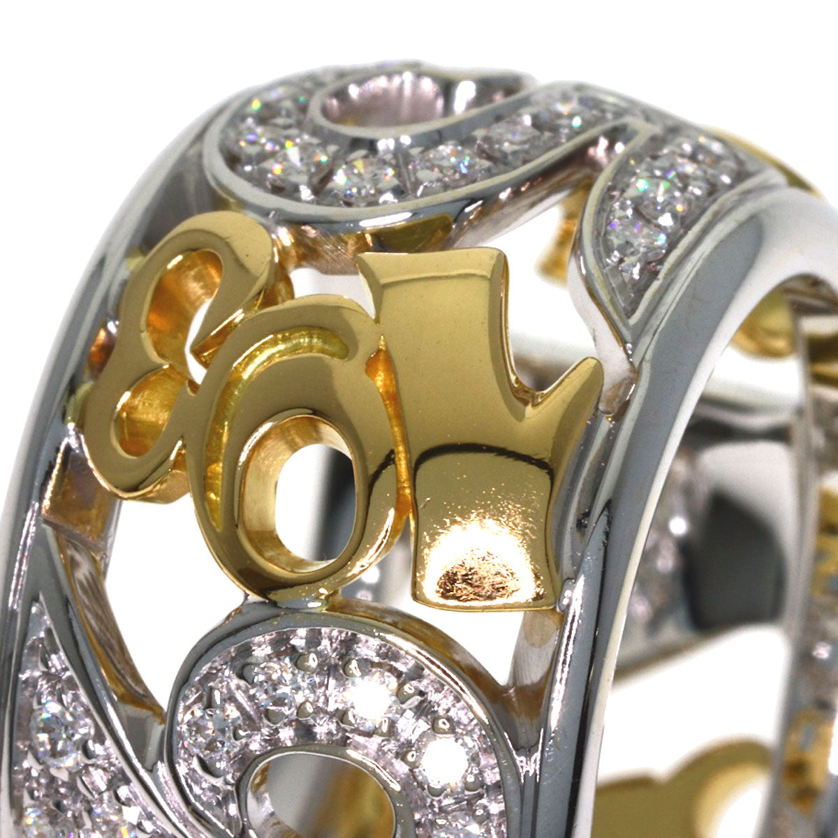 FRANCK MULLER Talisman Diamond Ring K18 White Gold 18K Yellow GoldLadies [Used]