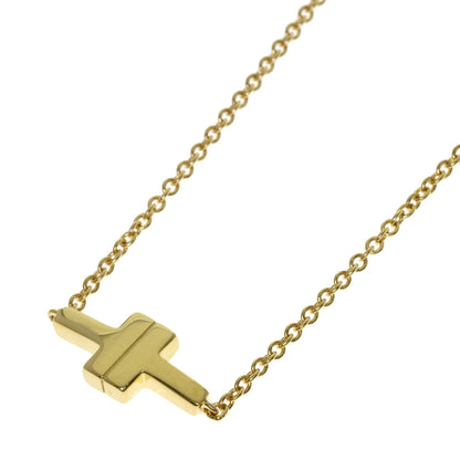 TIFFANY&Co. T TOW Double Chain Bracelet K18 Yellow Gold Ladies [Used]