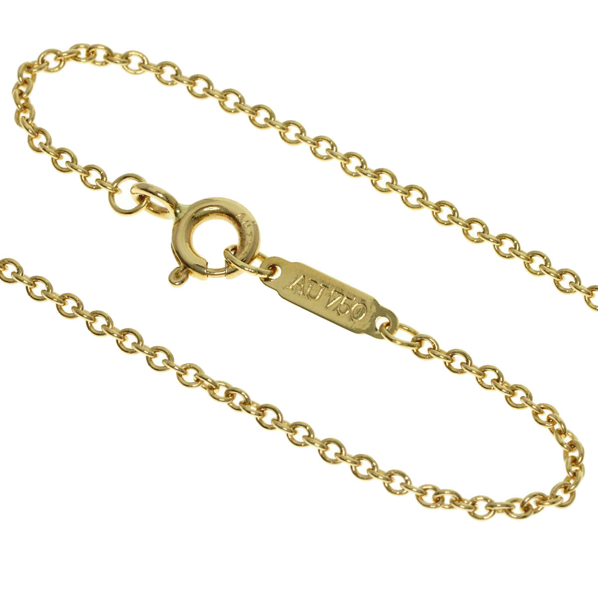 TIFFANY&Co. T TOW Double Chain Bracelet K18 Yellow Gold Ladies [Used]