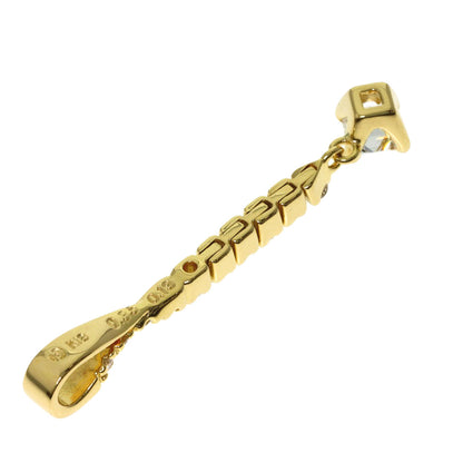 TASAKI Princess cut diamond Pendant top K18 Yellow Gold Ladies [Used]