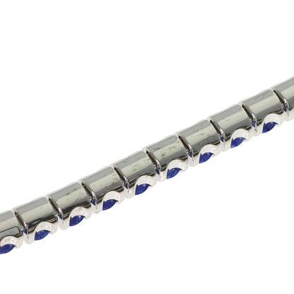 CARTIER Essential Line Sapphire Bracelet K18 White Gold Ladies [Used]