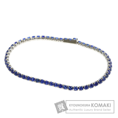 CARTIER Essential Line Sapphire Bracelet K18 White Gold Ladies [Used]