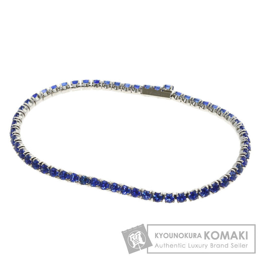 CARTIER Essential Line Sapphire Bracelet K18 White Gold Ladies [Used]