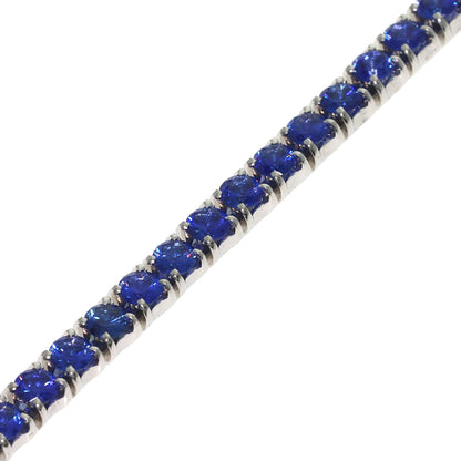 CARTIER Essential Line Sapphire Bracelet K18 White Gold Ladies [Used]