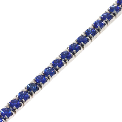 CARTIER Essential Line Sapphire Bracelet K18 White Gold Ladies [Used]