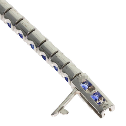 CARTIER Essential Line Sapphire Bracelet K18 White Gold Ladies [Used]