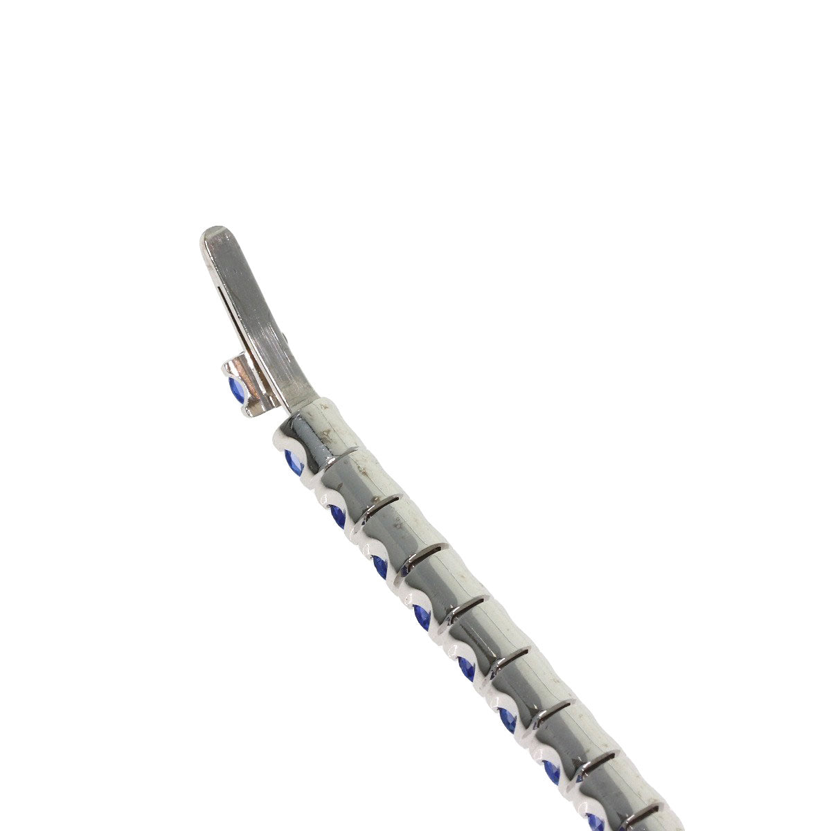 CARTIER Essential Line Sapphire Bracelet K18 White Gold Ladies [Used]