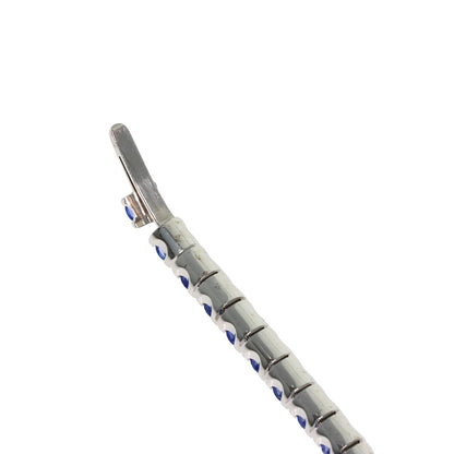CARTIER Essential Line Sapphire Bracelet K18 White Gold Ladies [Used]