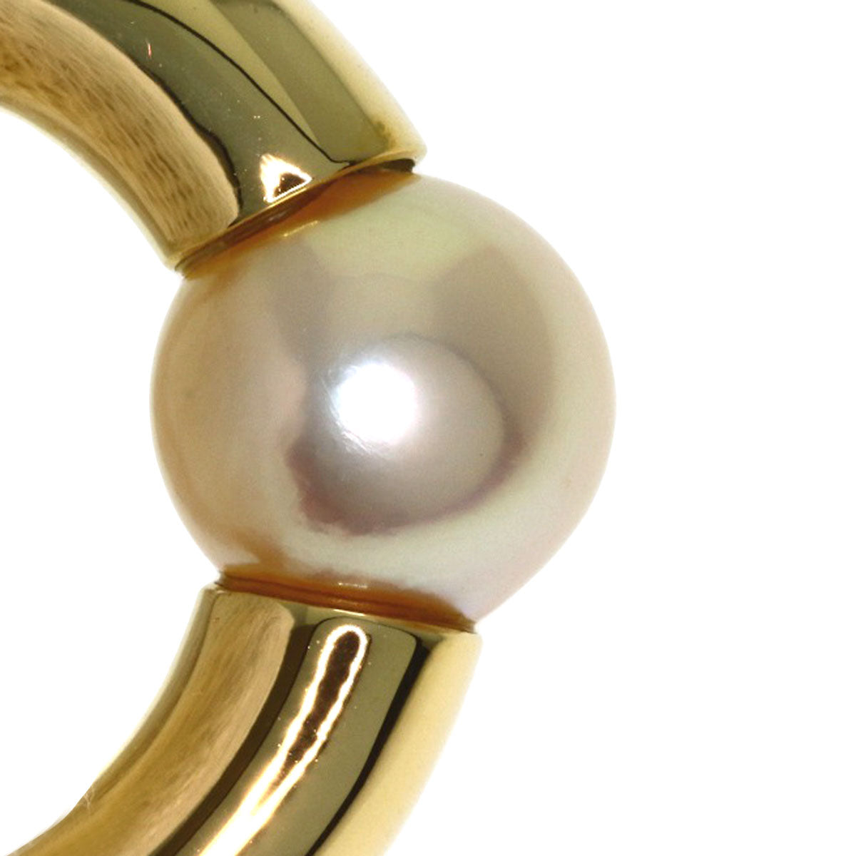 CARTIER Perla Pearl Pearl Pendant top K18 Yellow Gold Ladies [Used]