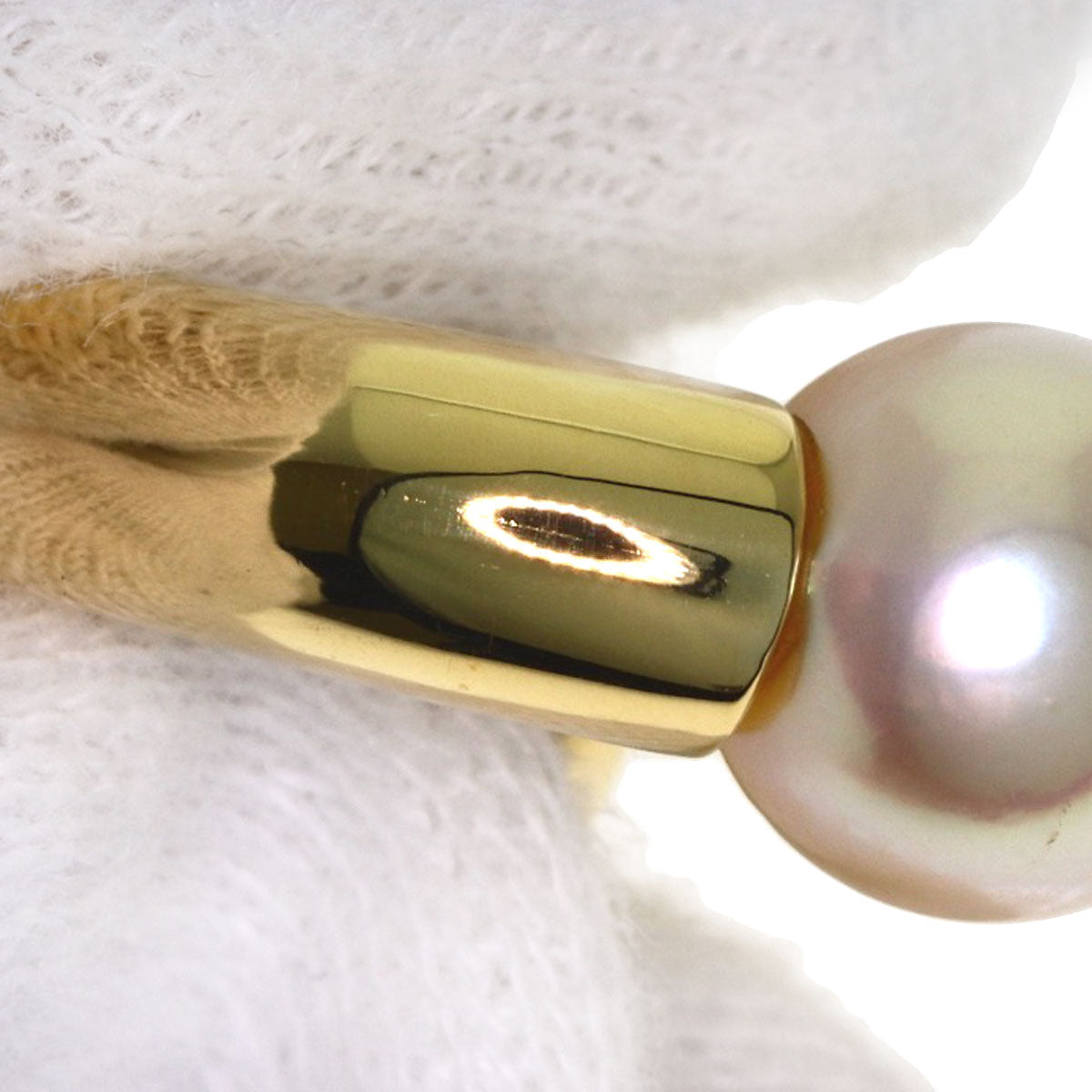 CARTIER Perla Pearl Pearl Pendant top K18 Yellow Gold Ladies [Used]