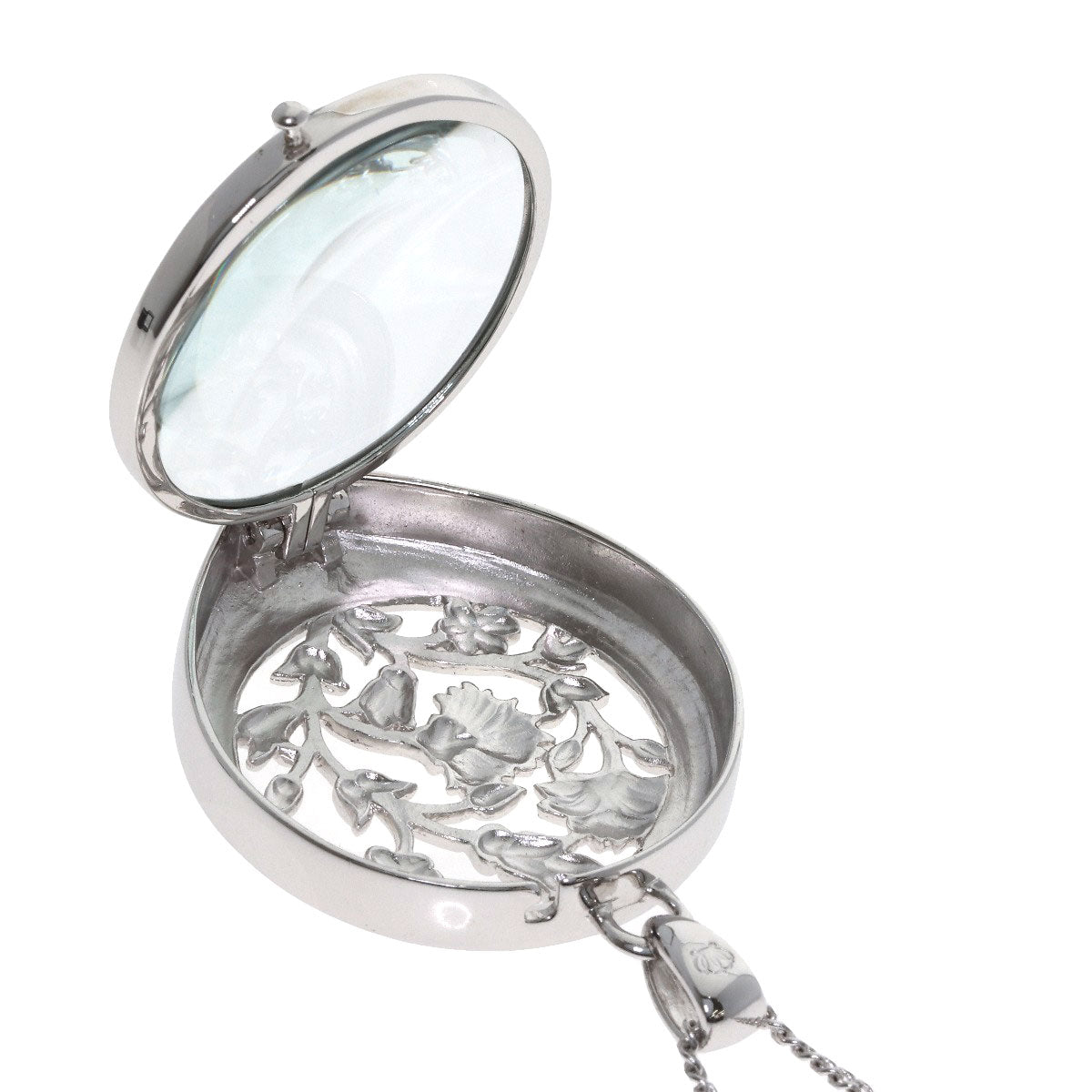 MIKIMOTO Pearl Pearl with Magnifying Glass Necklace Metal Ladies [Used]