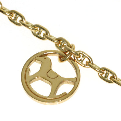 HERMES Dada Rocking Horse Bracelet K18 Yellow Gold Ladies [Used]