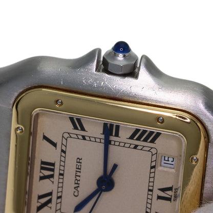 CARTIER PANTHERE MM 2 Row Watches W25028B6 Stainless Steel/SSxK18YG Boys