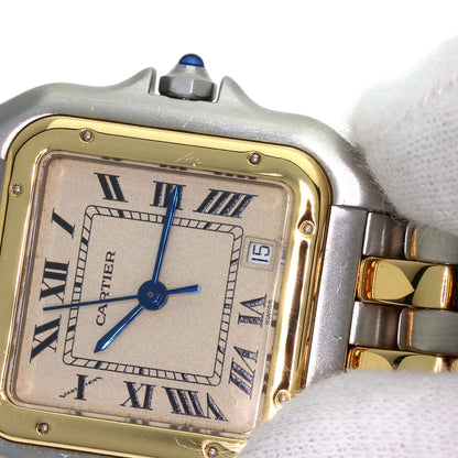 CARTIER PANTHERE MM 2 Row Watches W25028B6 Stainless Steel/SSxK18YG Boys