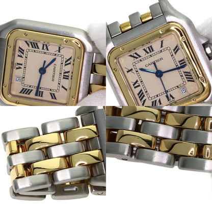 CARTIER PANTHERE MM 2 Row Watches W25028B6 Stainless Steel/SSxK18YG Boys