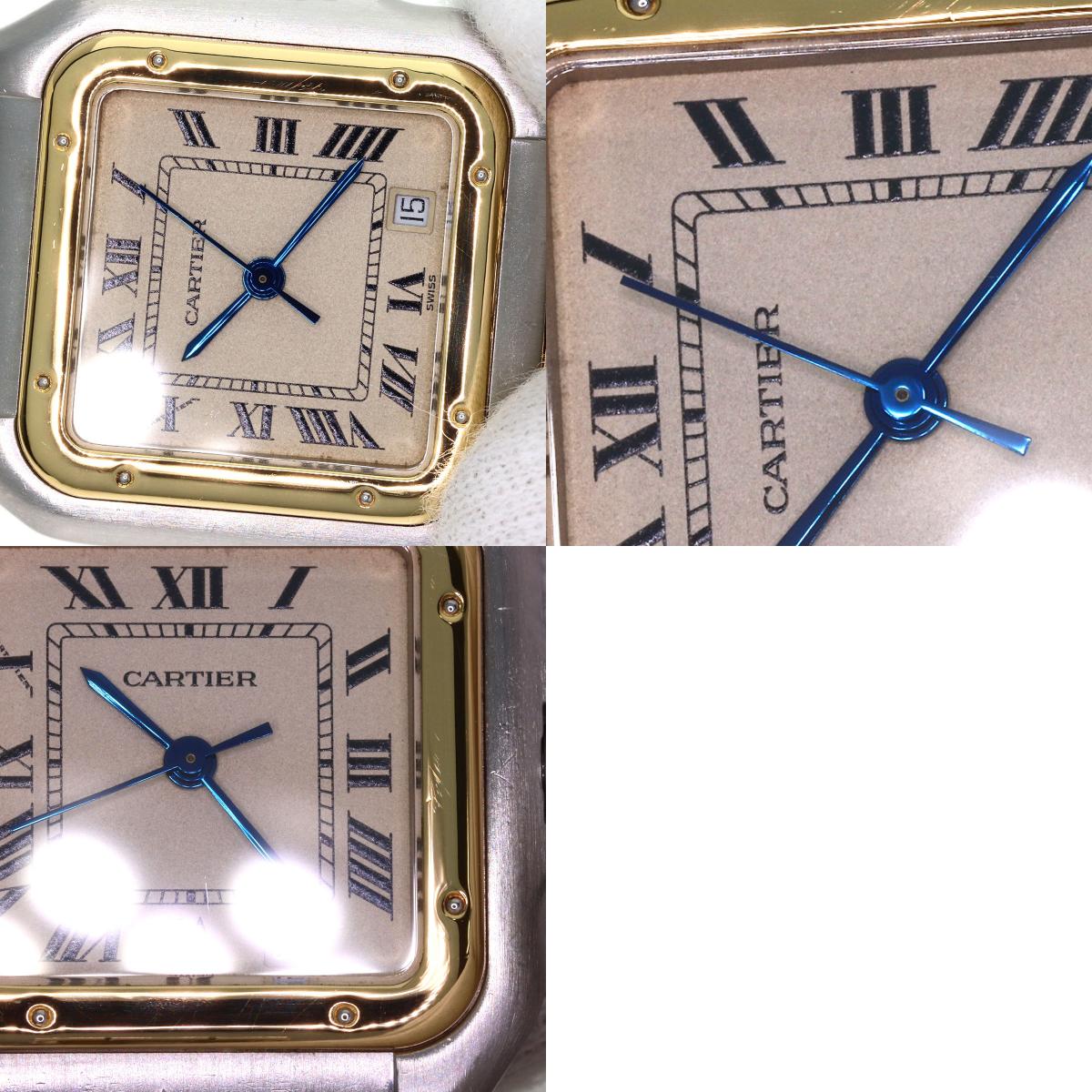 CARTIER PANTHERE MM 2 Row Watches W25028B6 Stainless Steel/SSxK18YG Boys