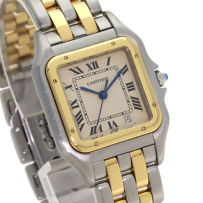CARTIER PANTHERE MM 2 Row Watches W25028B6 Stainless Steel/SSxK18YG Boys