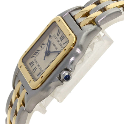 CARTIER PANTHERE MM 2 Row Watches W25028B6 Stainless Steel/SSxK18YG Boys