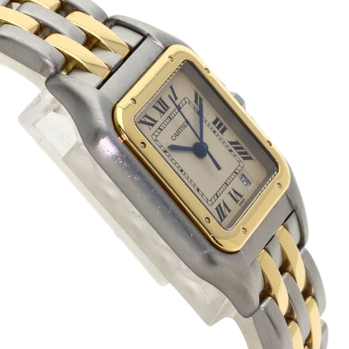 CARTIER PANTHERE MM 2 Row Watches W25028B6 Stainless Steel/SSxK18YG Boys