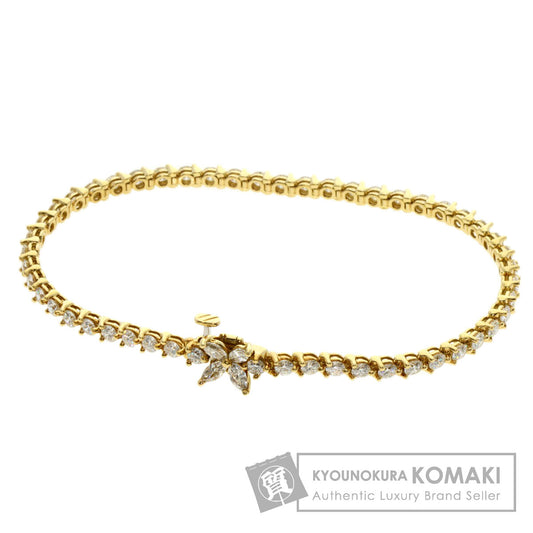 TIFFANY&Co. Victoria Diamond Maker Complete Bracelet K18 Yellow Gold Ladies [Used]