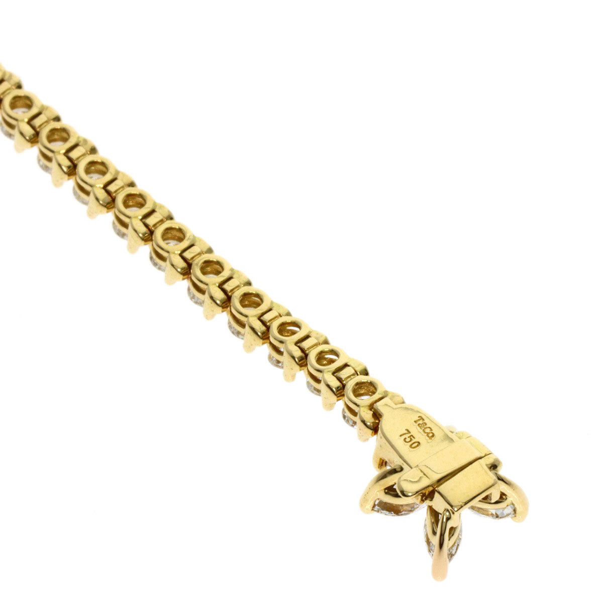 TIFFANY&Co. Victoria Diamond Maker Complete Bracelet K18 Yellow Gold Ladies [Used]
